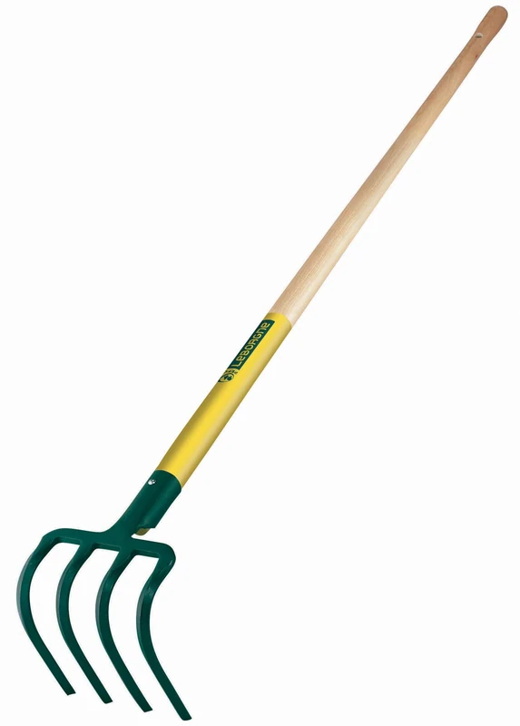 LEBORGNE - Croc DE Jardin DOUILLE - 4 DENTS Manche Bois CERTIFIE PEFC 100% - 407081