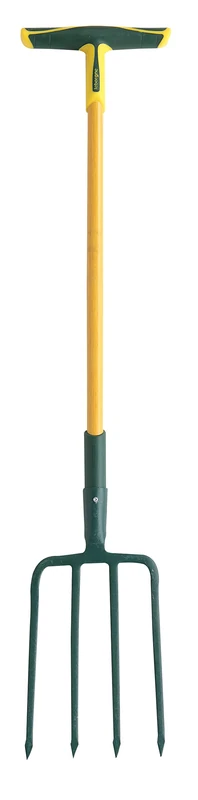 LEBORGNE - Fourche A BECHER 4 DENTS CARREES - 30 CM Manche BEQUILLE EN Fibre - 438302