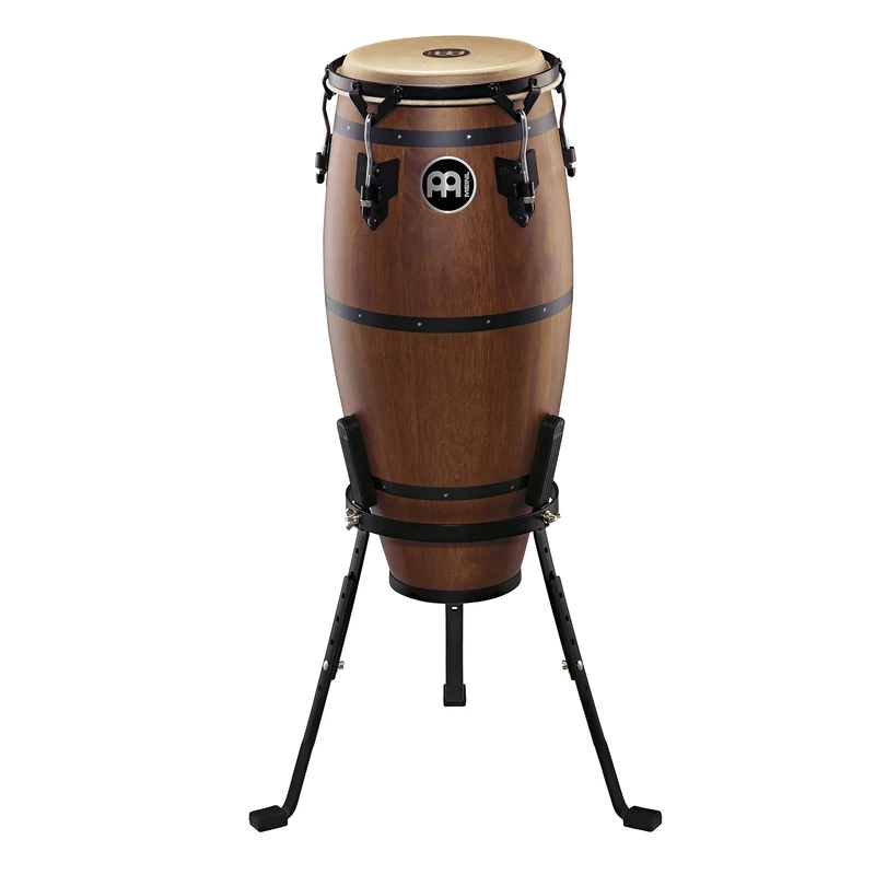 Meinl Percussion Traditional Series Conga - Small Handdrum - With Buffalo Skin Head - Diameter 10 Inches - Siam Oak, Cubano Retro (HTC10WB-M)