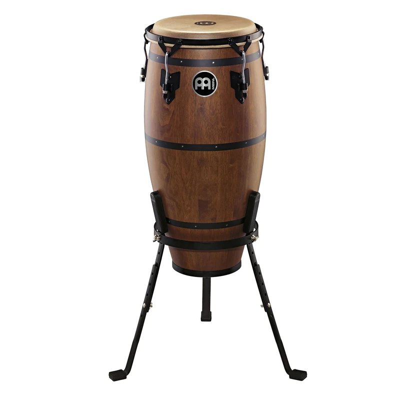 Meinl Percussion Traditional Series Conga - Medium-Sized Handdrum - With Buffalo Skin Head - Diameter 11 Inches - Siam Oak, Cubano Retro (HTC11WB-M)