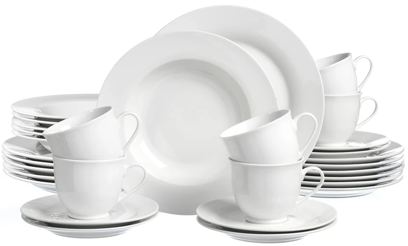 Ritzenhoff & Breker Bianco 097252 Crockery Dinnerware Set 30 Pieces