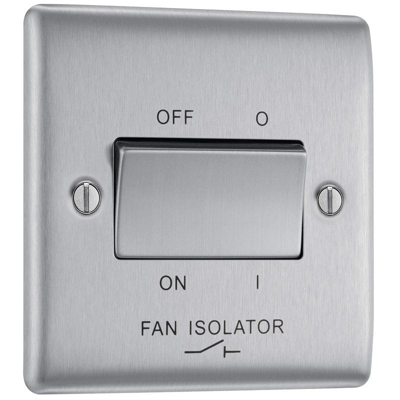 BG Electrical 3-Pole Fan Isolator Switch