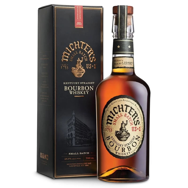 Michter's Small Batch Kentucky Straight Bourbon Whiskey | 70cl | 45.7% | World's Most Admired Whiskey | Rich and Smooth | Gift Box | Perfect for Gifting