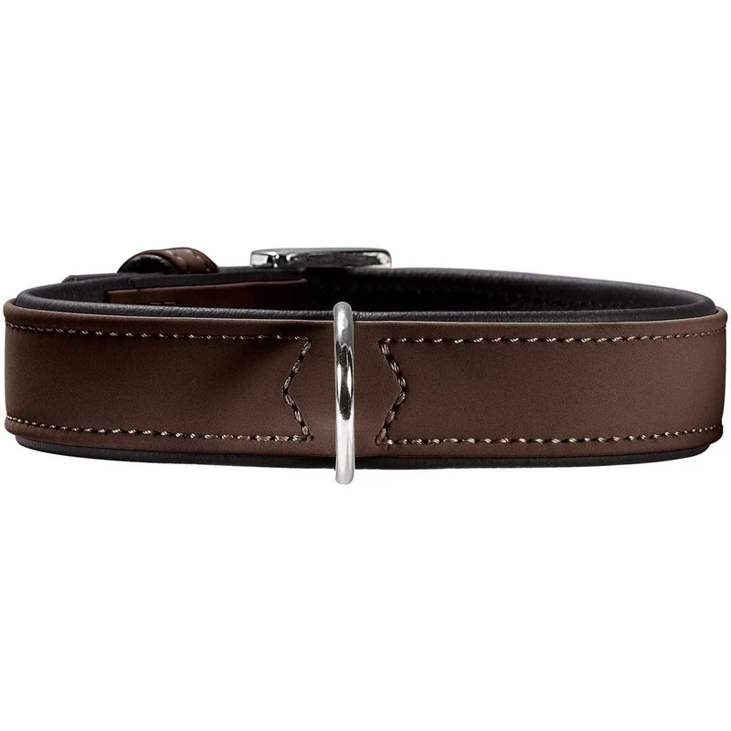 HUNTER Softie Dogs Collar, Brown, 65 - Image 1