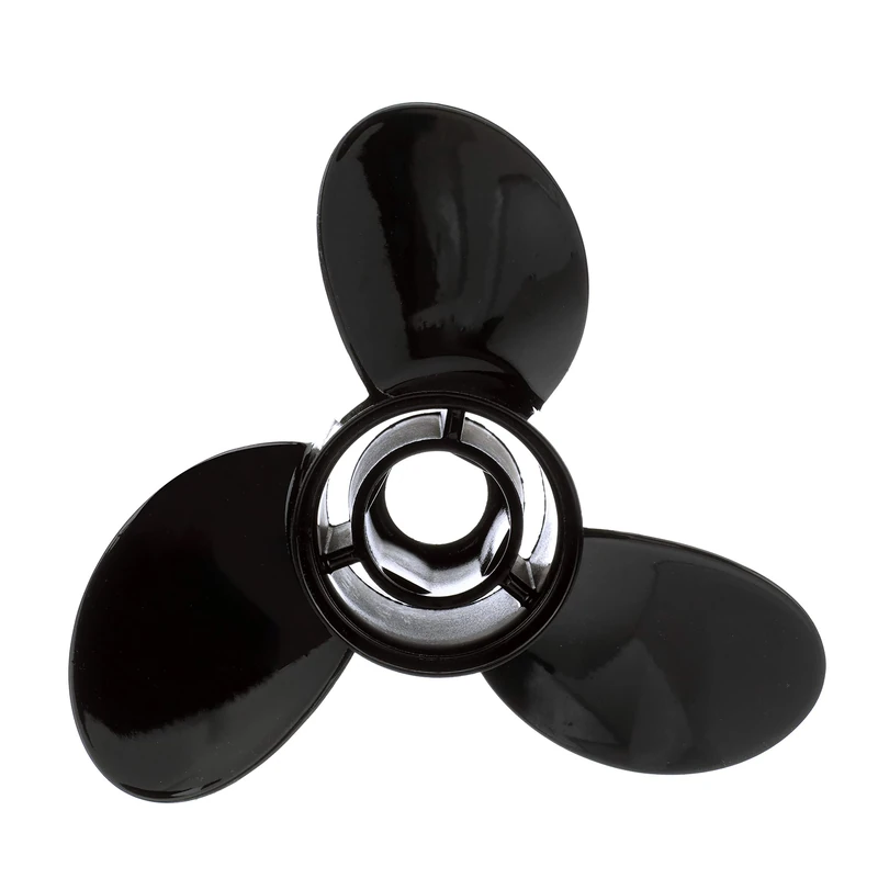 Quicksilver Black Diamond 3-Blade Aluminum Propeller, 10.2 dia x 15 pitch, Right Hand