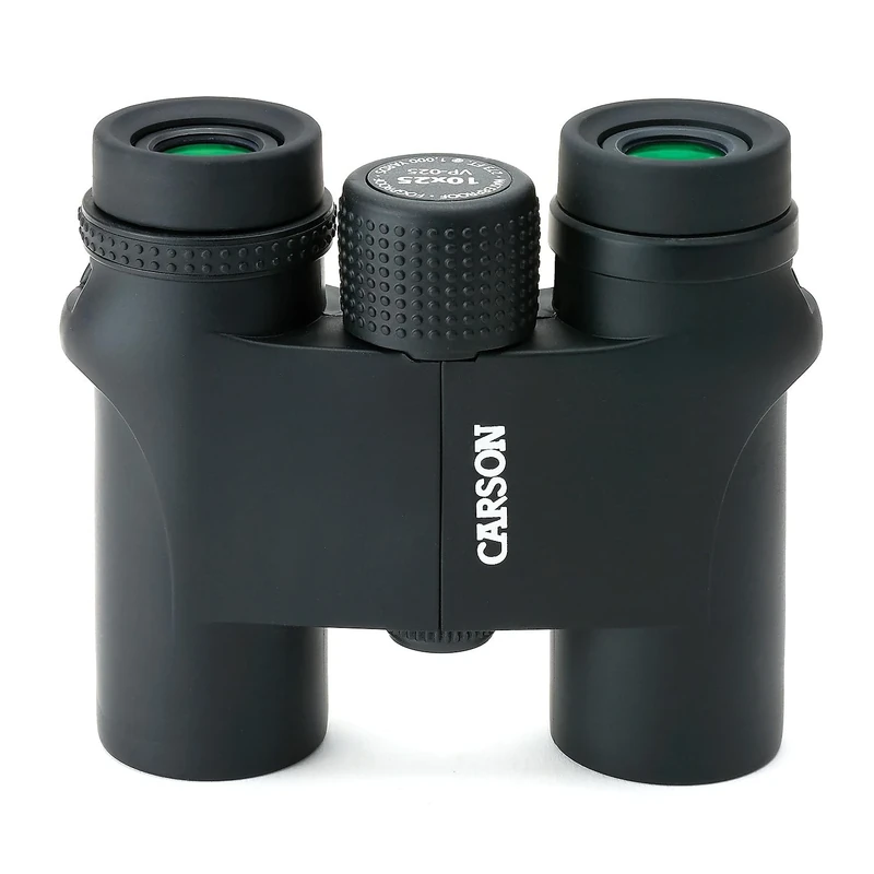 CARSON VP-025 10x25 VP Series Compact Waterproof and Fog-proof Binoculars, Black