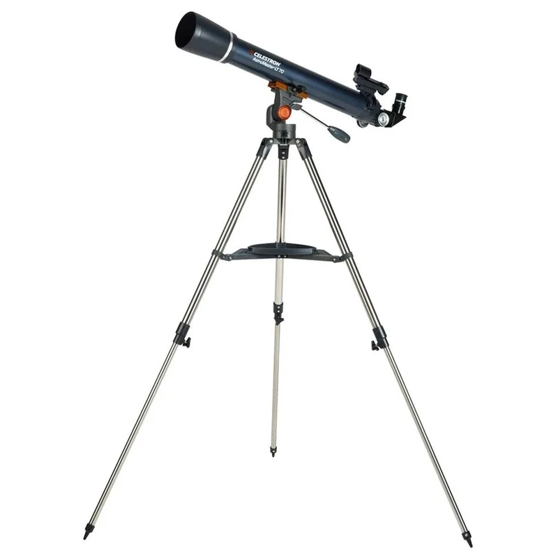 Celestron 21074 AstroMaster LT 70AZ Refractor Telescope, Dark Blue
