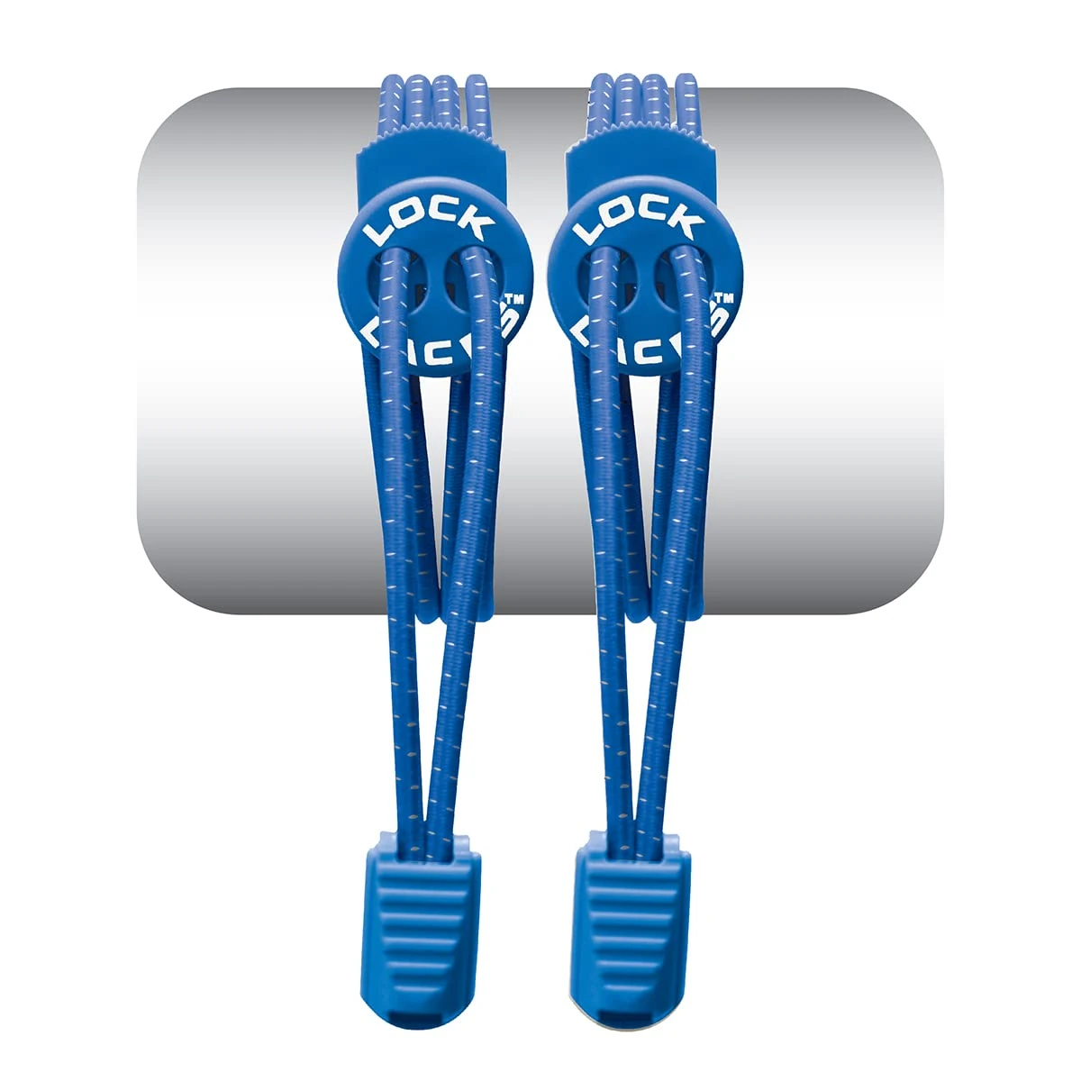 LOCK LACES Unisex's (Elastic Shoelace and Fastening System), Royal Blue, 48-Inch