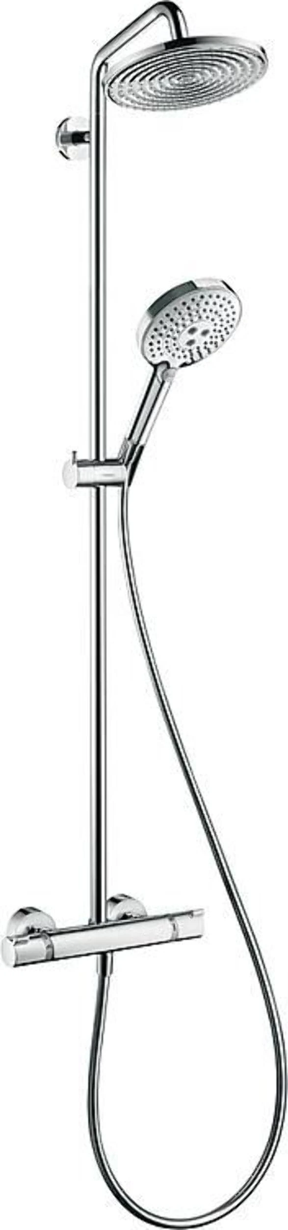hansgrohe Raindance S Showerpipe 240 1jet with thermostatic shower mixer