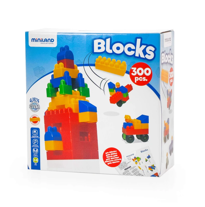 Miniland Blocks (300 Pieces) 32315