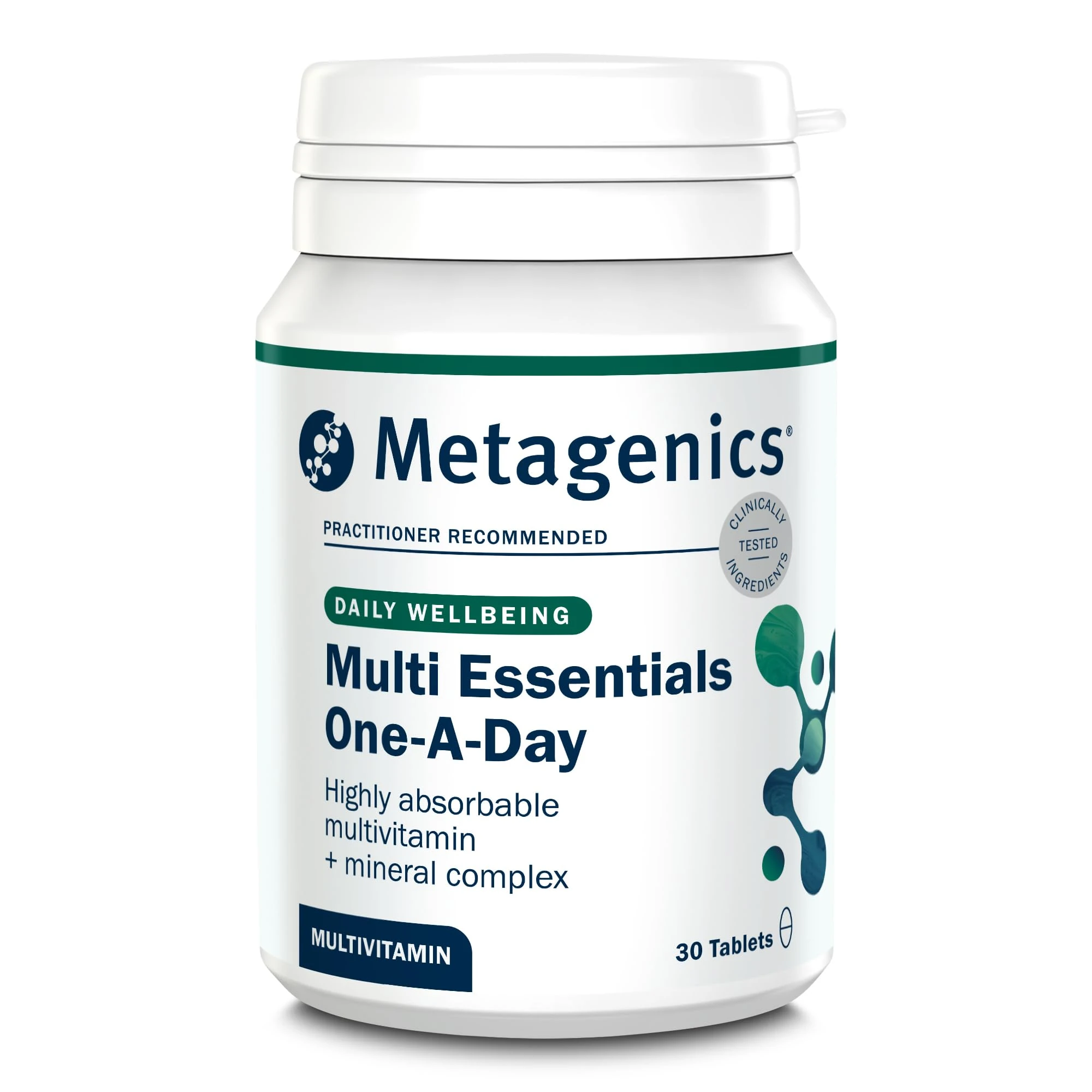 Metagenics - Multi Essentials One A Day Multivitamin - 26 Vitamins & Minerals - Vegetarian and Vegan - 30 Tablets