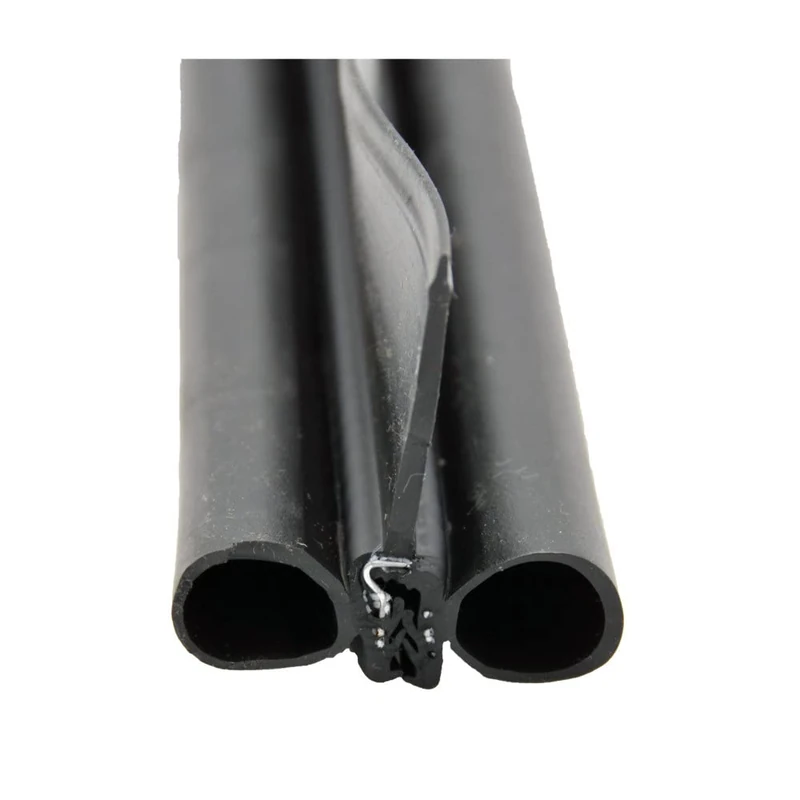 AP Products 018-478 Double Bulb Seal with Slide-On Clip, Black - Image 1