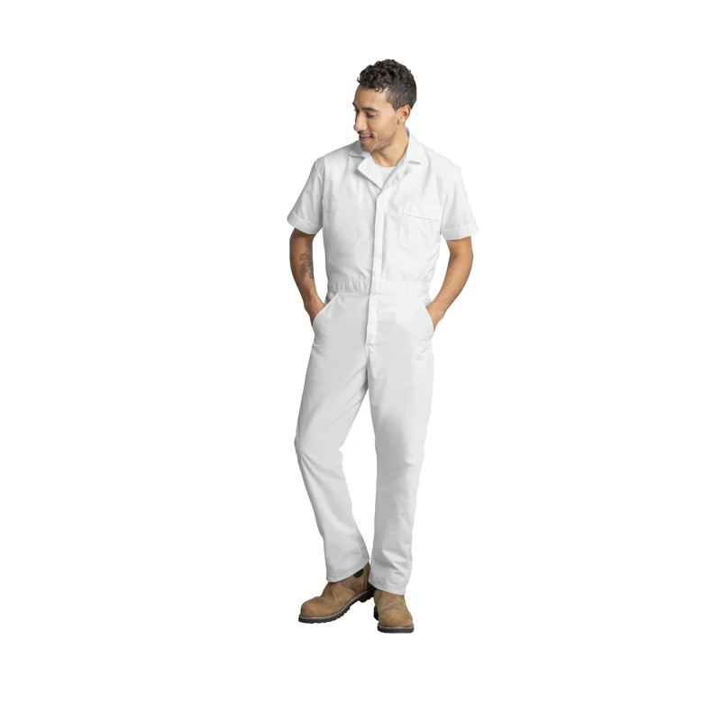 Red Kap Men's Speedsuit, White, Long Large