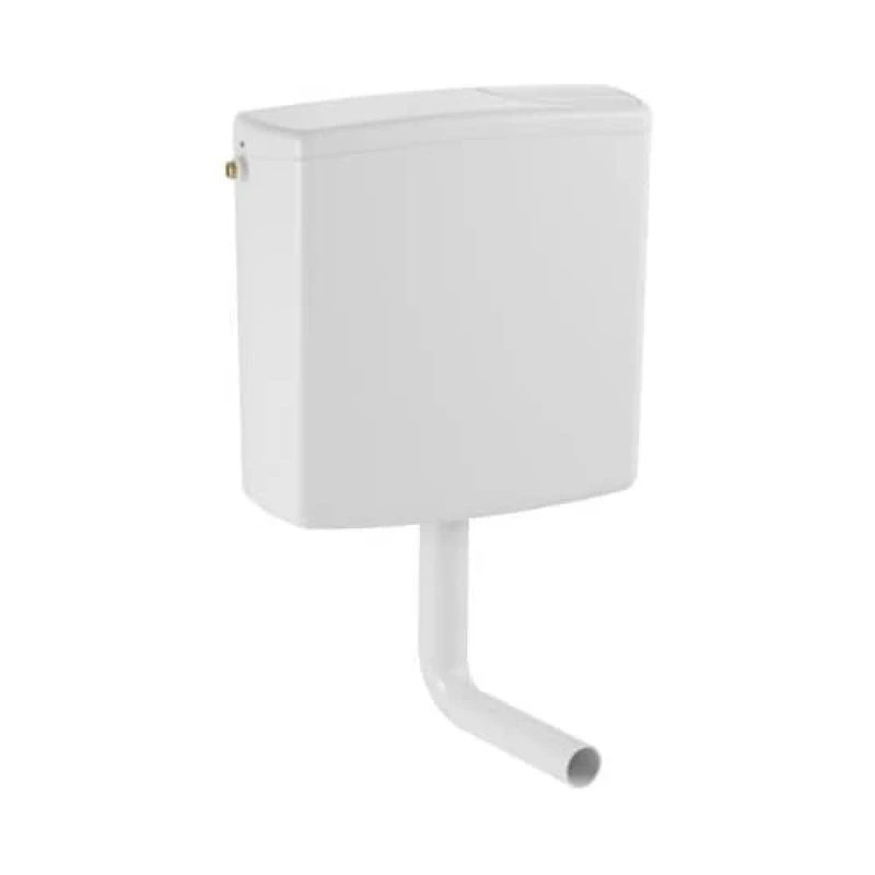 Geberit - Geberit Ap140 Vista Cistern, Double Discharge, with Screw-On Cistern Lid: Alpine White (140.314.11.1)