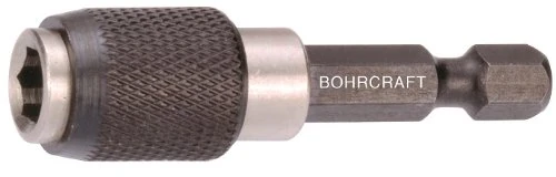 Bohrcraft Quick Lock Magnetic Bit Holder for 1/4 Inch Bits, 100 mm Long/Box, Pack of 1, 63301501110