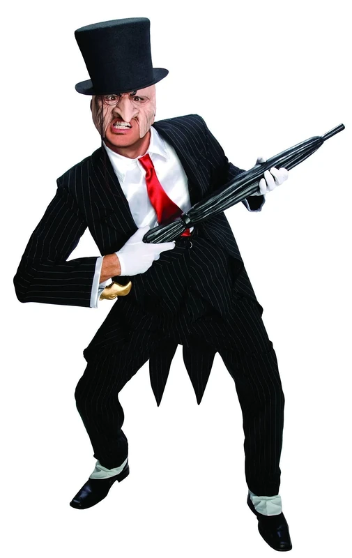 Rubies Men's Dc Rogues Gallery Adult Penguin Costume, Black, Default