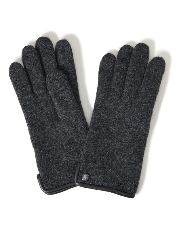 Roeckl Women's Klassischer Walkhandschuh Gloves Not Applicable, Black (Anthracite 090), 6.5