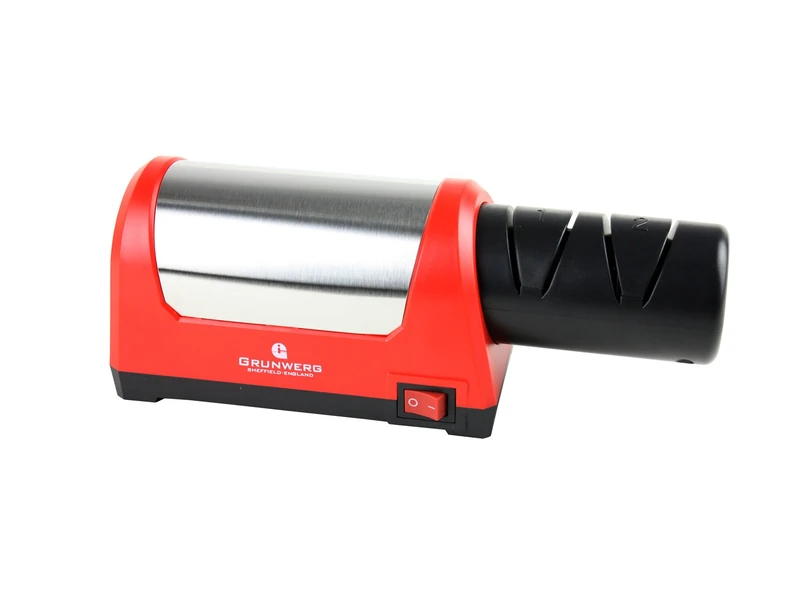 Rockingham Forge Electric Knife Sharpener with Diamond & Ceramic Wheels - Coarse & Fine Universal Knife Sharpening Tool – Quick & Easy Use