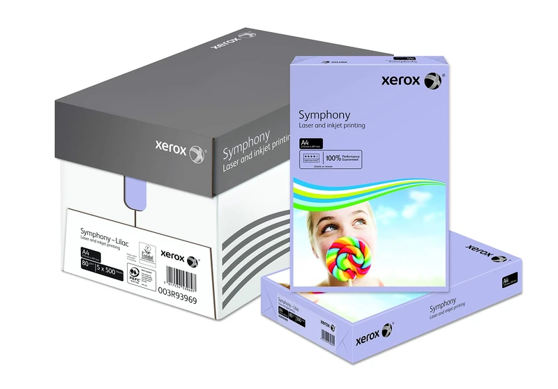 xerox A4 160 GSM Symphony Printer Paper Box - Lilac