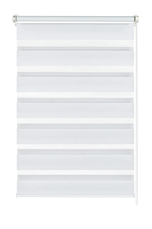 Gardinia Easy Fix Double Roller Blind, White, 100 x 150 cm