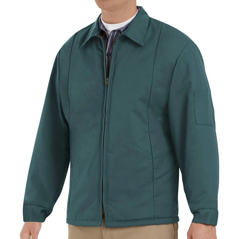 Red Kap Men's Perma Lined Panel Jacket, Spruce Green, Medium - Image 1