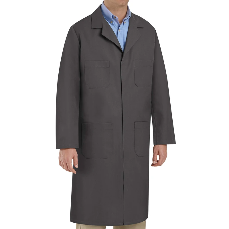 Red Kap Men's Shop Coat - Gray - 44