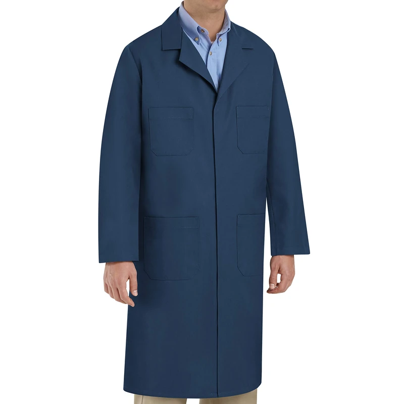Red Kap Men's Shop Coat - Blue - 38