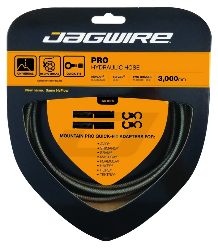Jagwire 18008391 Hyflow Hydraulic Hose 3000 mm - Carbon Silver