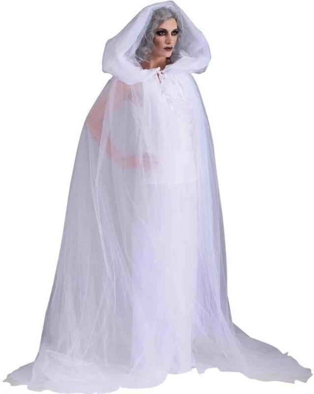 Rubies F68830 The Haunted Adult Ghost Costume, White, Standard Sized, Solid