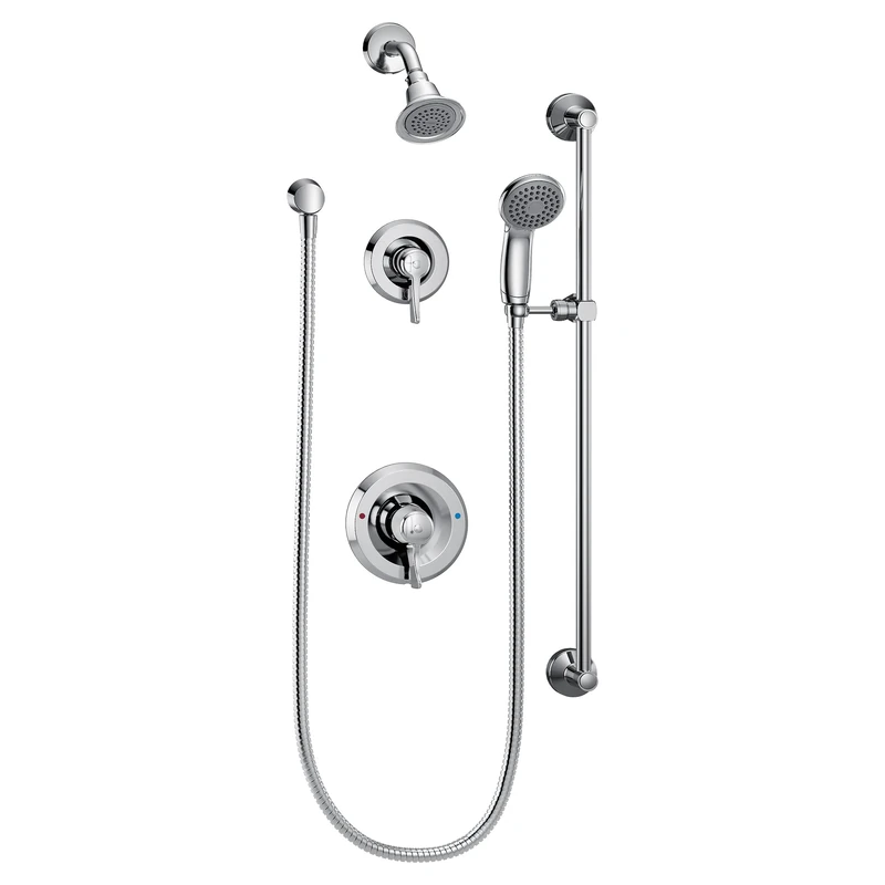 Moen T8342 Commercial Posi-Temp Pressure Balancing Shower Trim Without Valve, Chrome