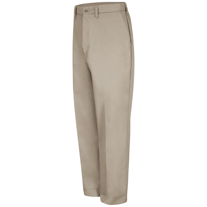 Red Kap Men's Wrinkle-Free Work Pants, Tan, 36W x 30L