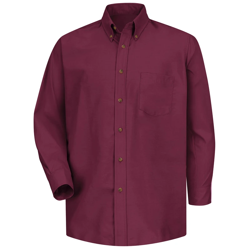Red Kap Men's Poplin Dress Shirt - red - XL - Image 1