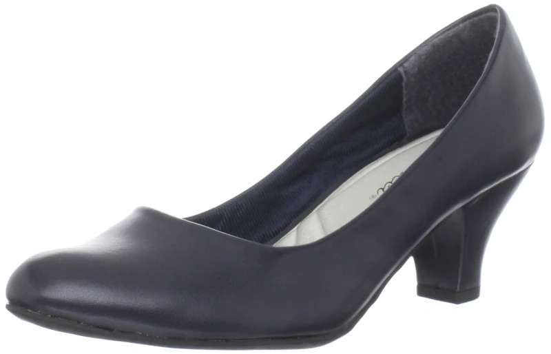 Easy Street Women's Fabulous Pump, Navy, 7 Wide - Image 1