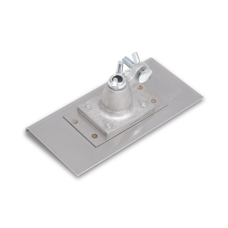 Marshalltown Lockable Full Angle Running Edge Trowel, Radius 6 mm, Lip 10 mm, for Floor and Concrete, Made of Stainless Steel, Dimensions: 203 x 102 mm