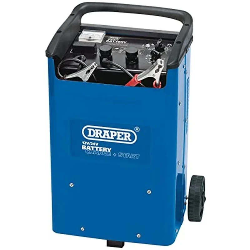 Draper Battery Charger 12/24V | 360A Power Tools Automotive Car Boat Charger | Workshop and Home Use | 11967