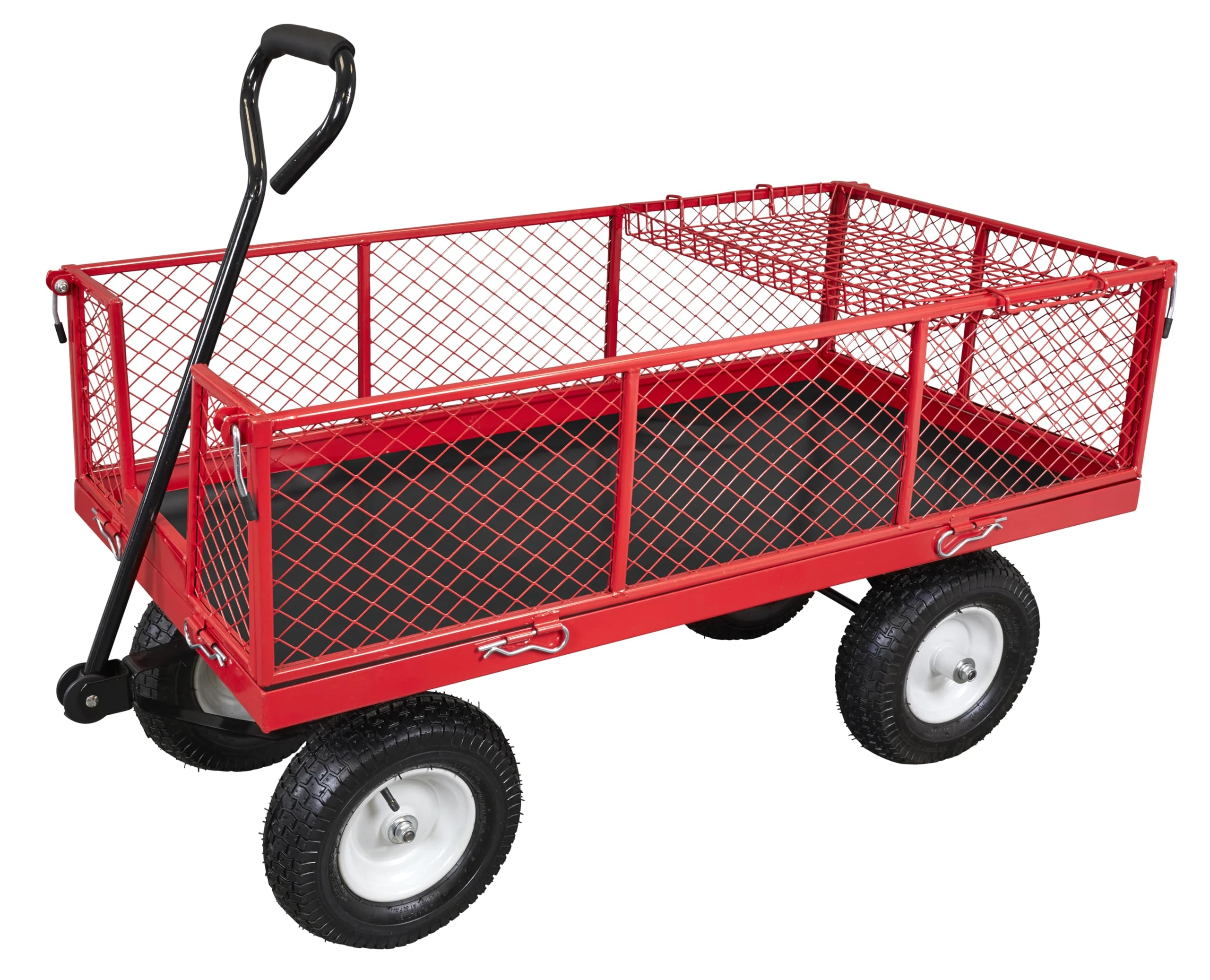 Sealey Cst806 Platform Truck With Sides Pneumatic Tyres 450Kg Capacity