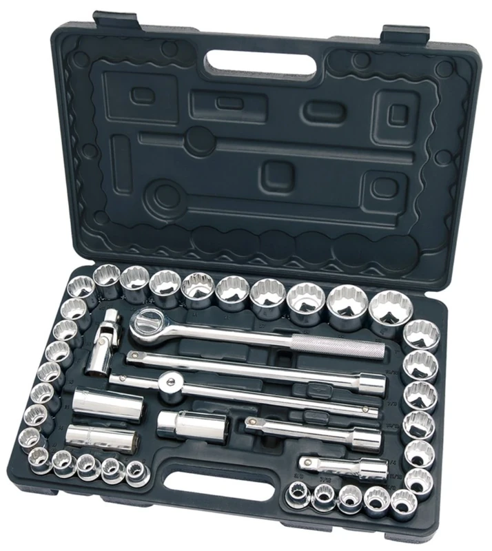 Draper DIY Series 07394 1/2-inch Drive Socket Set (42 Pieces)