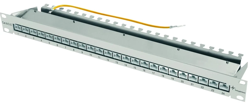 Telegärtner J02023A0052 patch panel - Patch Bays (RJ-45, Grey)