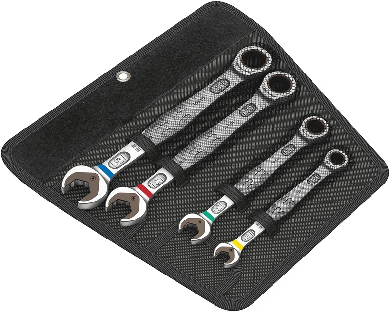 Wera Joker Combination Ratchet Spanner Set, Metric, 4pc, 05073290001