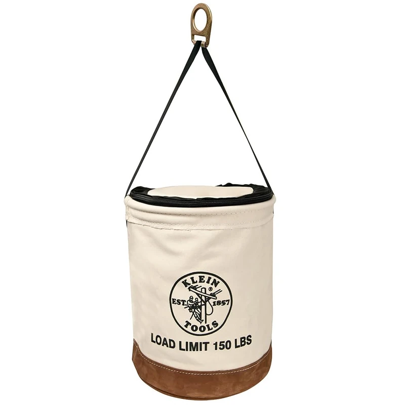 Klein Tools 5104CLR22 Heavy Duty Top Closing Bucket, 22 by Klein Tools