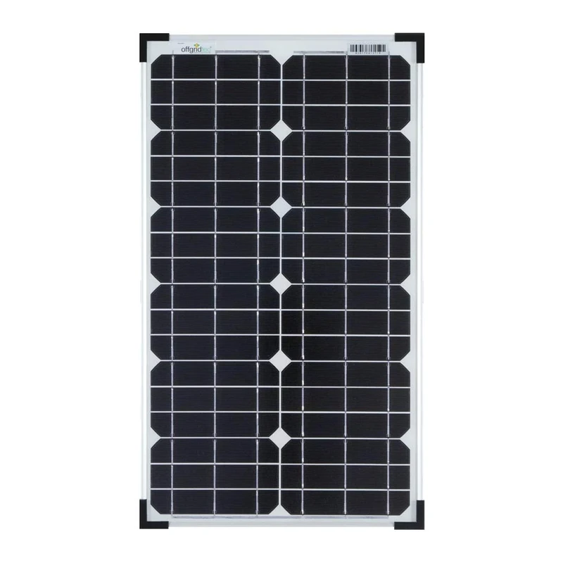 Offgridtec 30 W Solar Panel Mono 12 V Solar Panel Solar Cell Photovoltaic Module – 3/2001 ONWARDS 001530