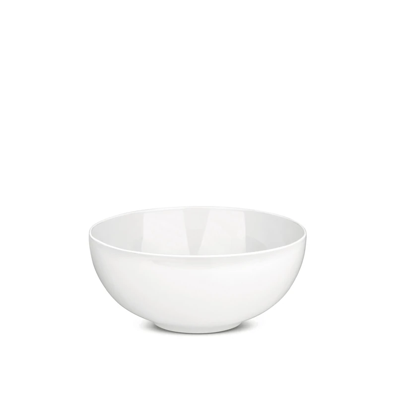 Alessi AGV29/3825 24.5 cm All-Time Salad Serving Bowl, White - Image 1