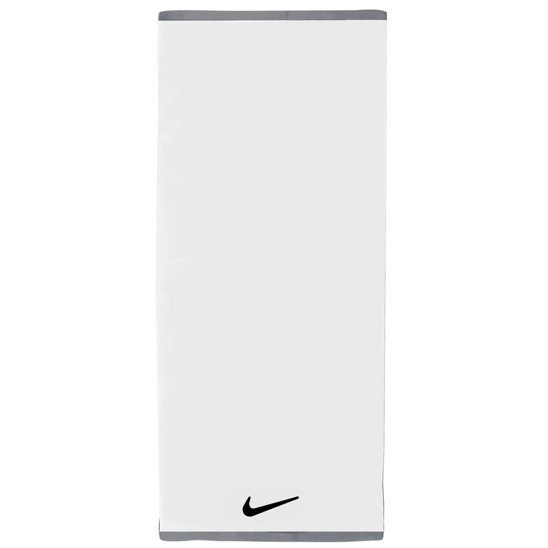 NIKE Fundamental Towel - White/Black, One Size