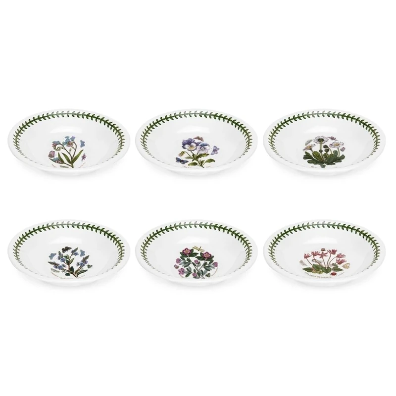 Portmeirion Botanic Garden 7" Bowl Set of Six (Set of Six Bowls)