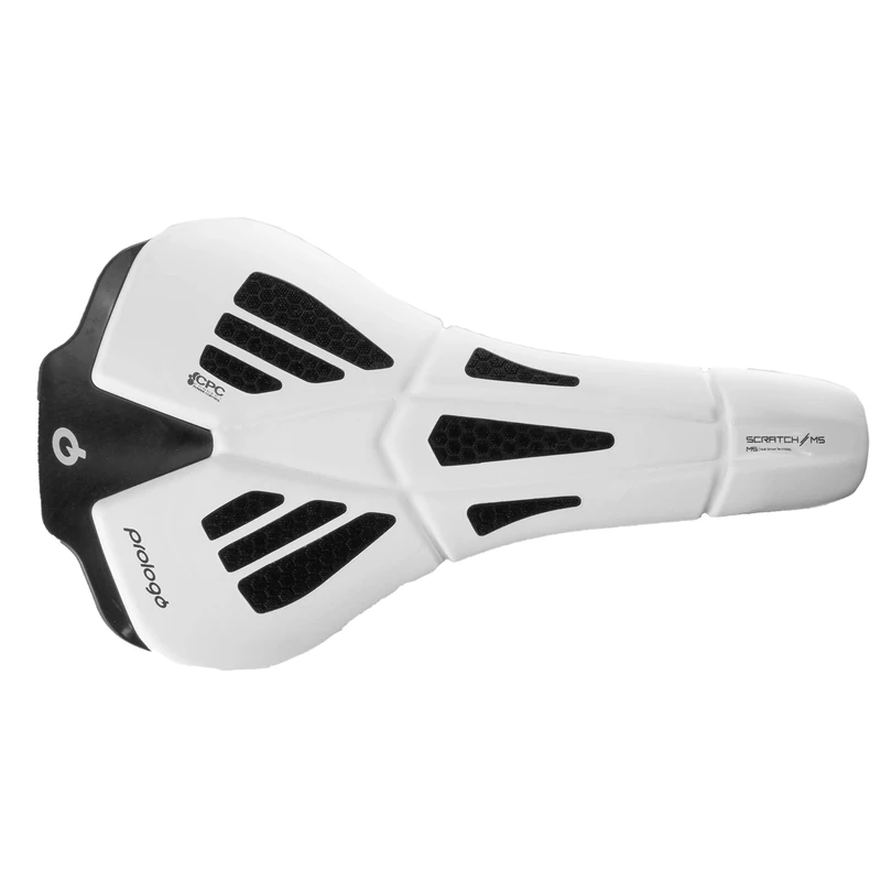 Prologo Scratch M5 CPC Tirox Road Saddle, 140mm, White - Image 1