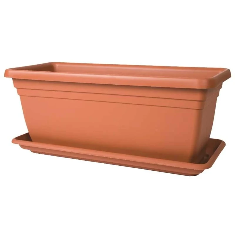Stewart's Deep Trough Terracotta 80cm (tray sold separately) - Image 1