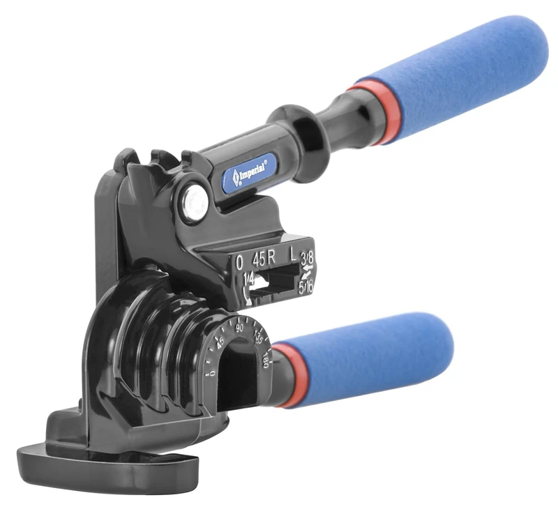 Imperial Tool 470FH Triple Head 180 Degree Tube Bender, 3/16", 1/4", 5/16" and 3/8"