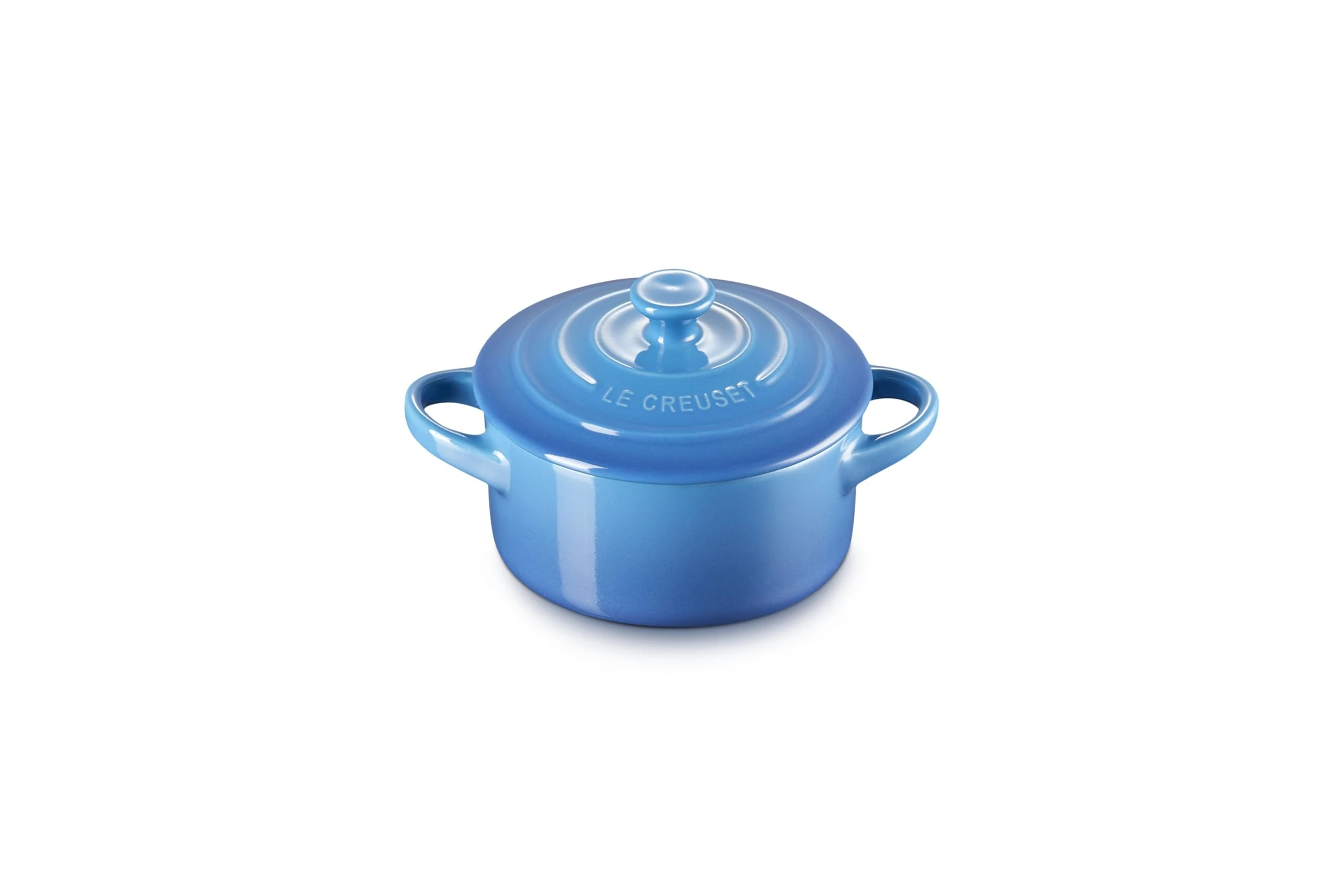 Le Creuset PG1160-0859 Petite Round Casserole, Stoneware, Marseille