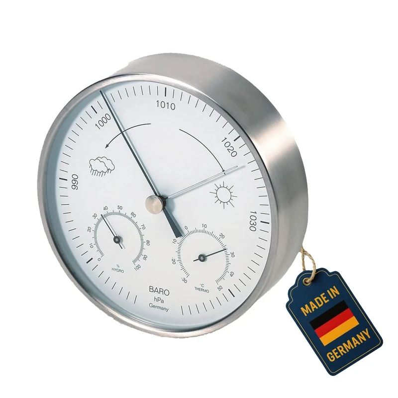 TFA Steel Indoor Weatherstation Dial