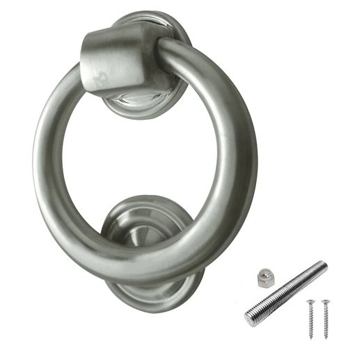 Ring Shaped Door Knocker Satin Chrome - Image 1